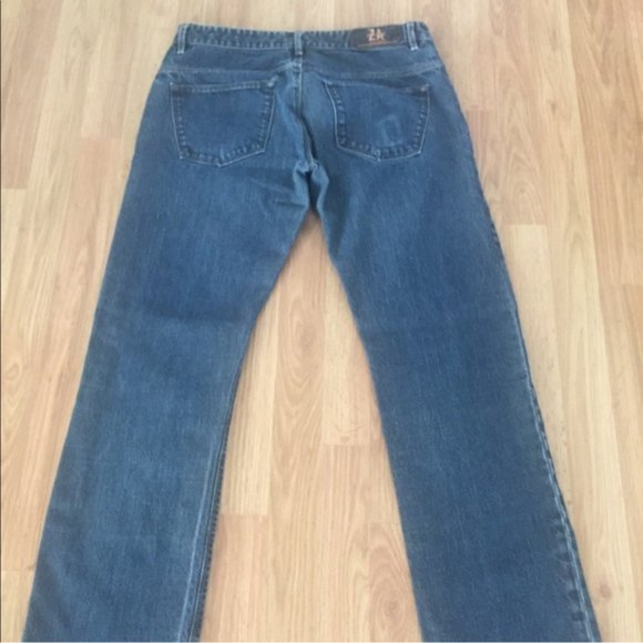 ZARA 003 Slim Fit Low Waist Blue Jeans - Picture 7 of 8